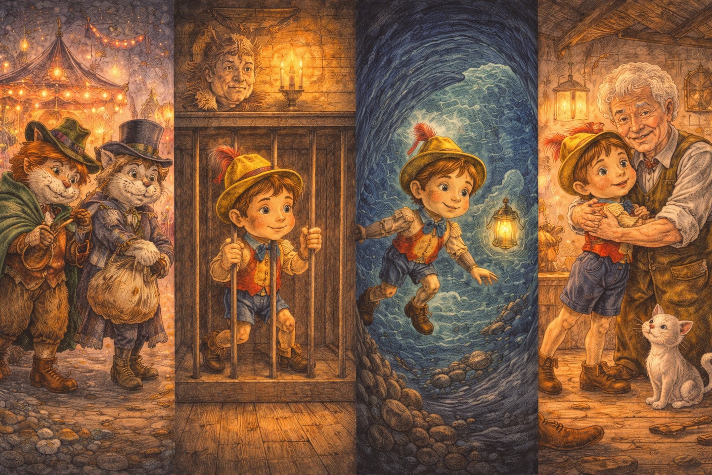 Pinocchio e il Grillo Parlante