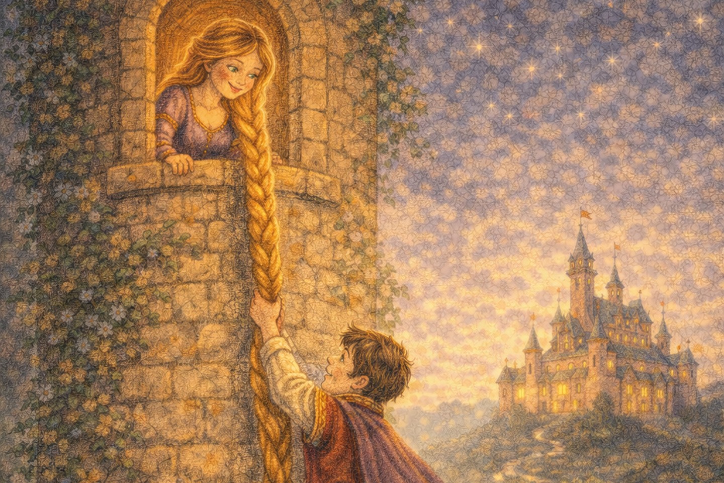 Raperonzolo e la Scala di Capelli d’Oro