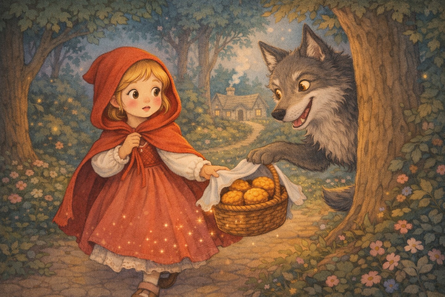 Cappuccetto Rosso e il Sentiero dei Fiori