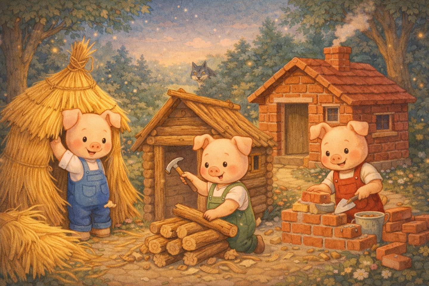 I Tre Porcellini e il Soffio del Lupo