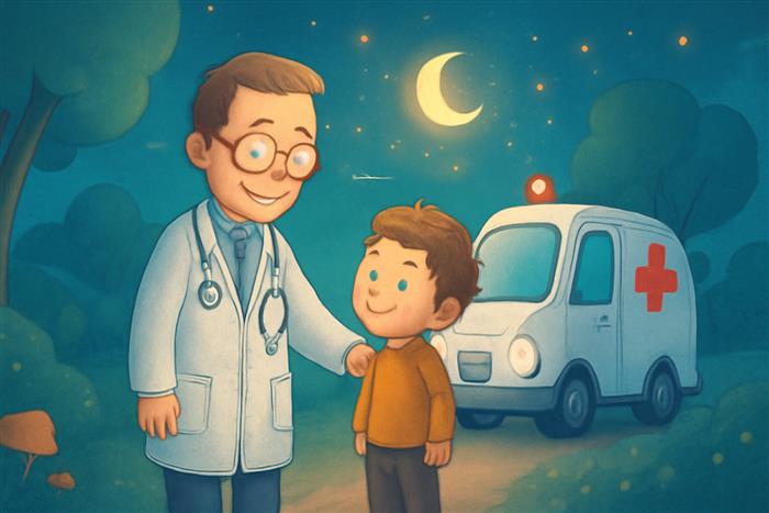 Gioele e il viaggio nell'ambulanza magica