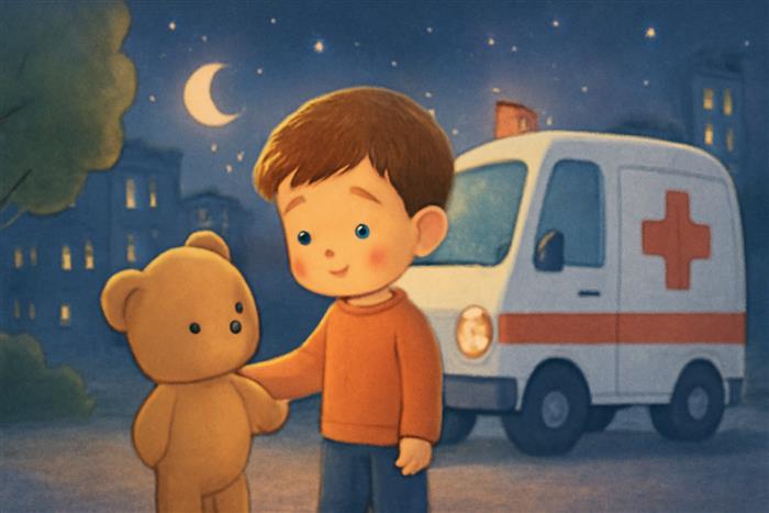 Gioele, Fiocco e la luce dell’ambulanza