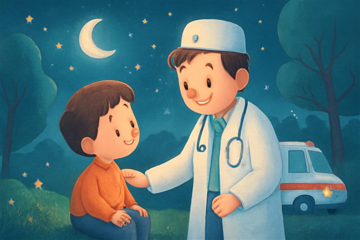 Gioele e la luce gentile dell’ambulanza