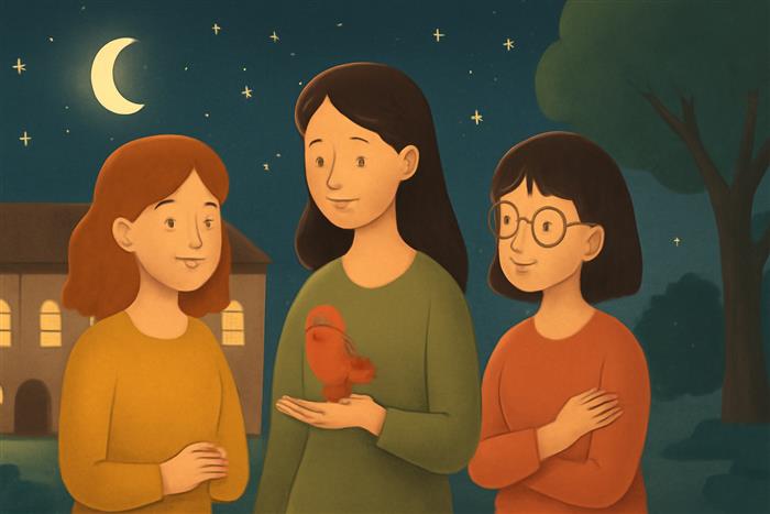 L'uccellino rosso nella scuola senza zaino