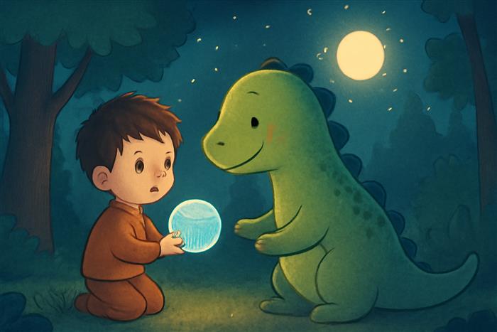 Leonardo e il piccolo dinosauro di ghiaccio