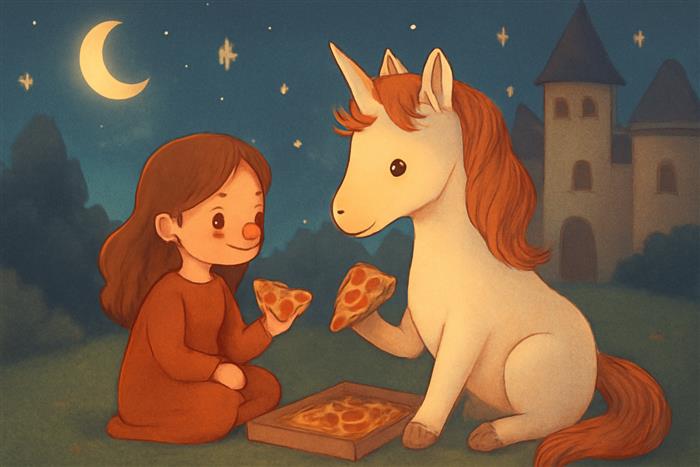 Giorgia e l’Unicorno della Pizza Magica