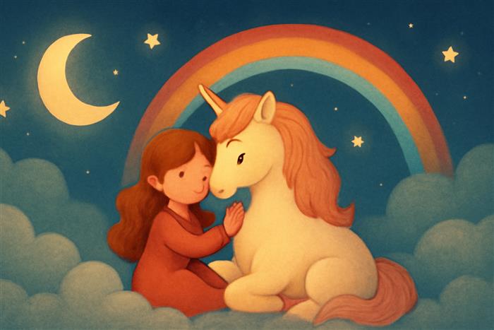 Lilith e l'Unicorno Arcobaleno