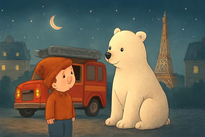 Gioele e l'Orso Polare: Il Battito Segreto di Parigi
